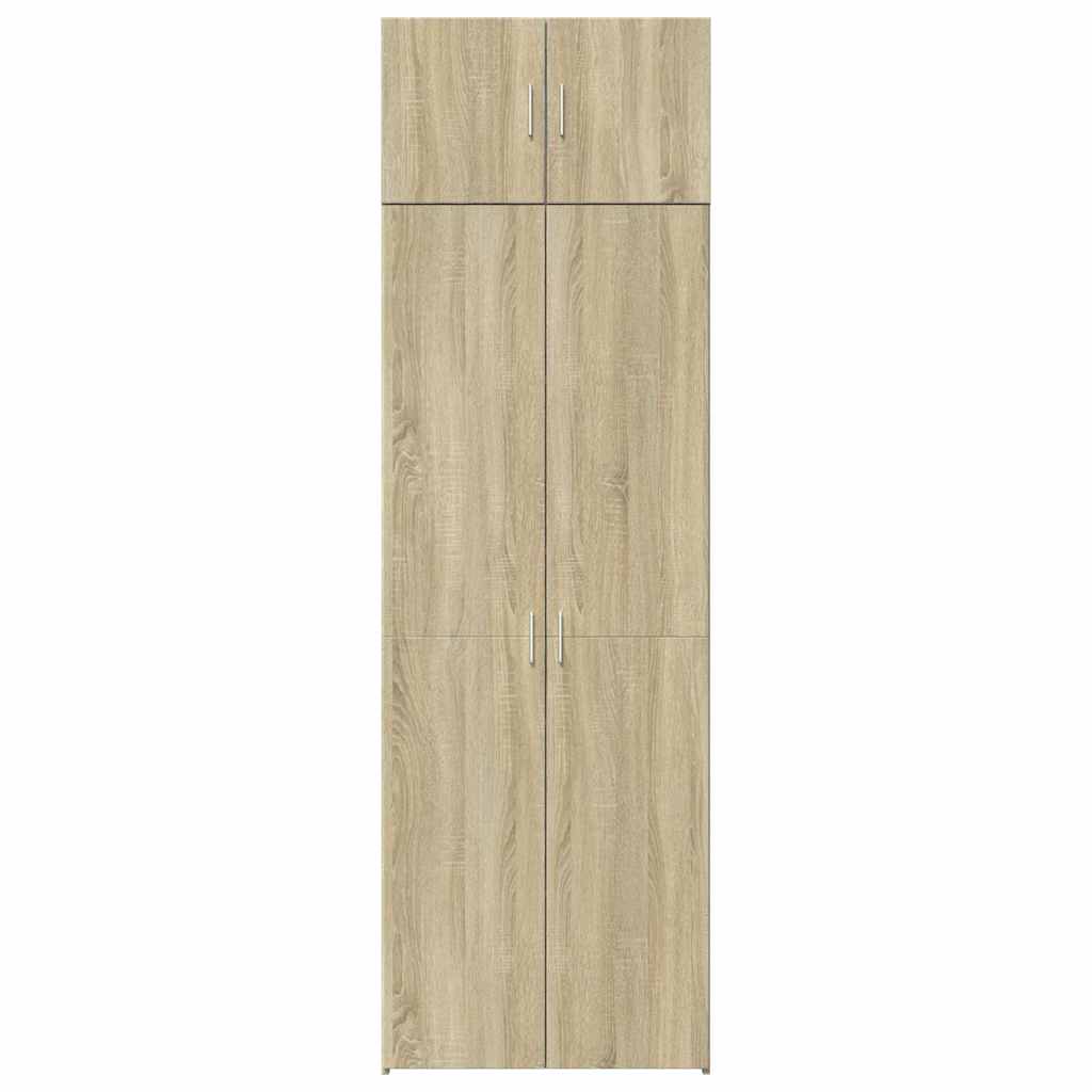 Ormarić za pohranu boja hrasta sonome 70 x 42,5 x 225 cm drveni