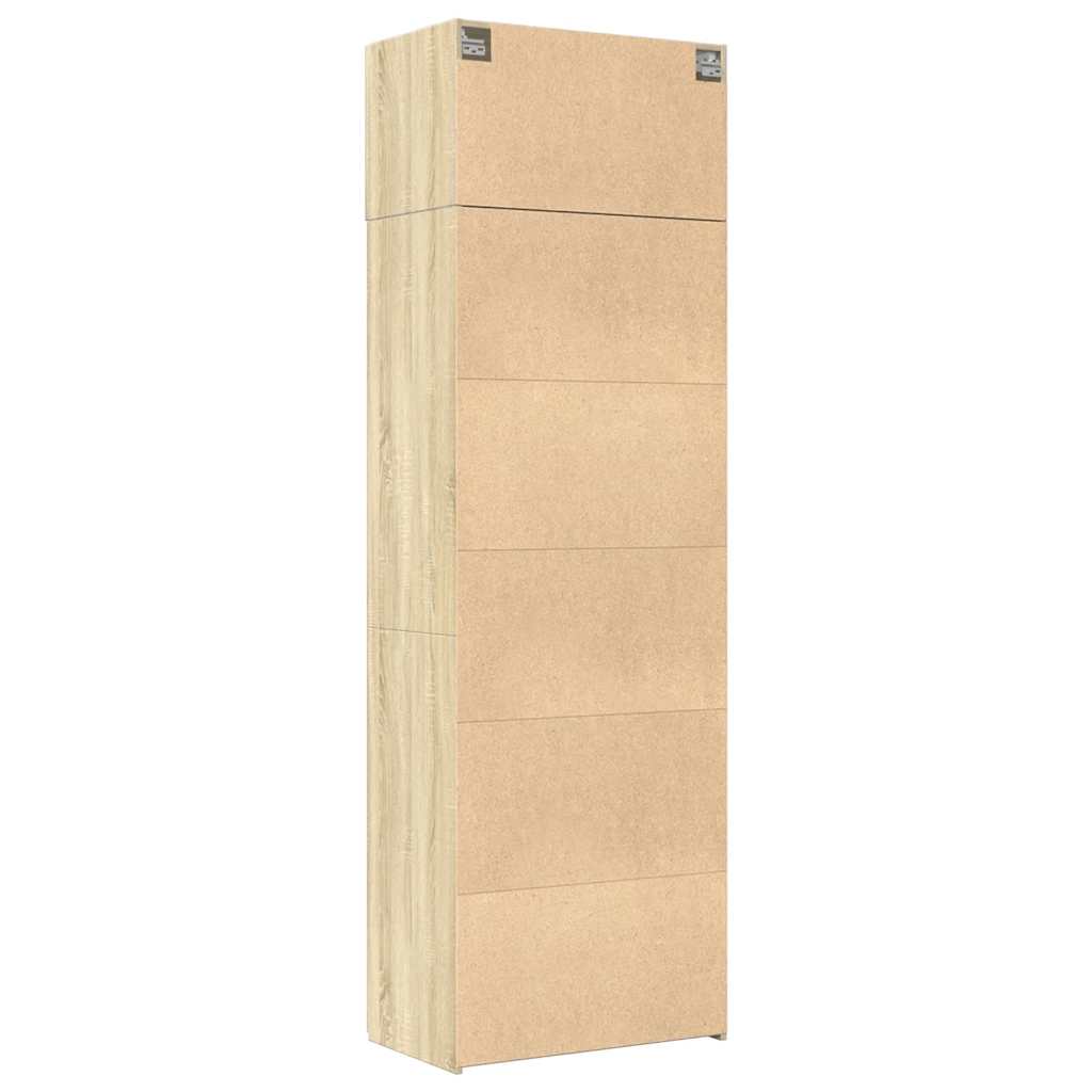 Ormarić za pohranu boja hrasta sonome 70 x 42,5 x 225 cm drveni