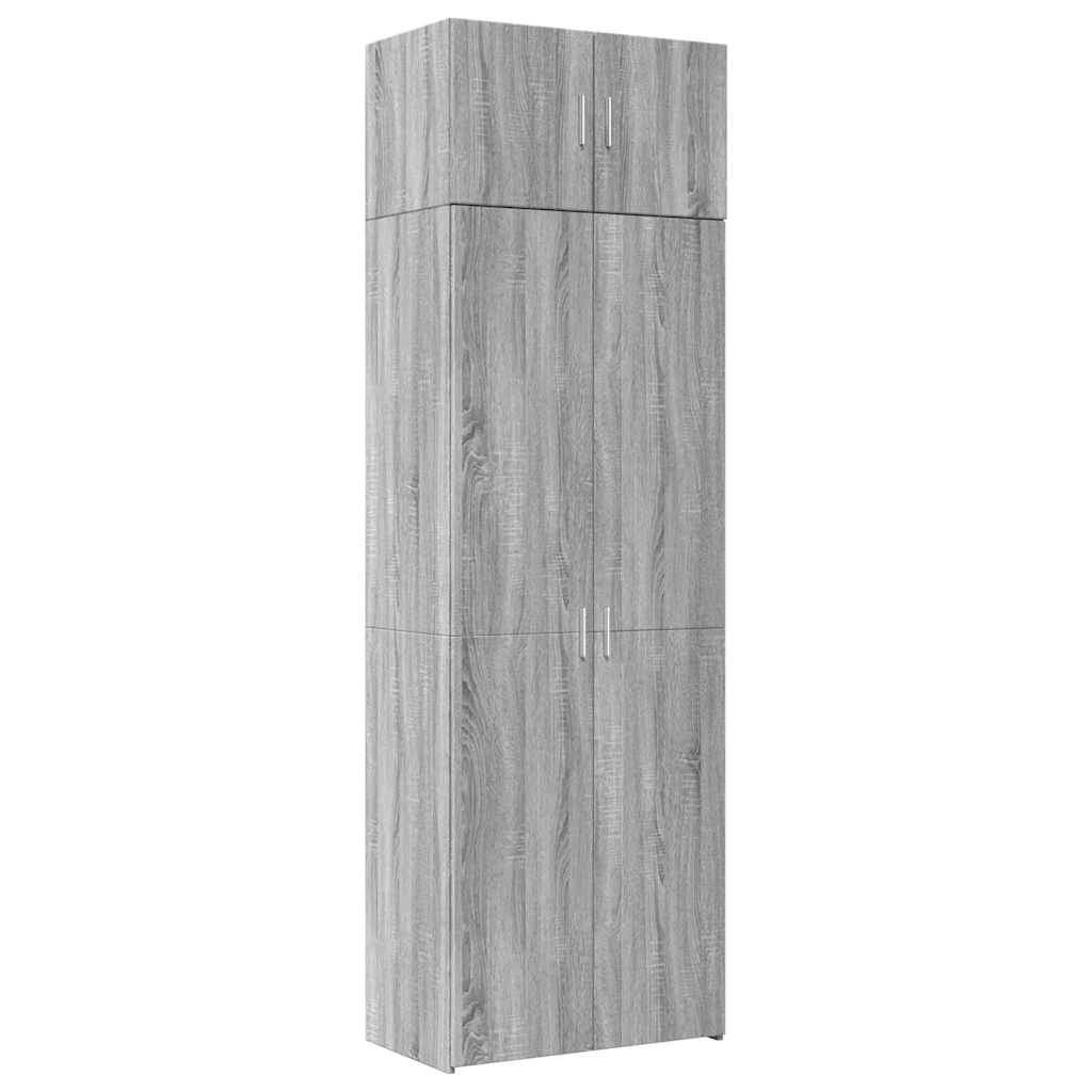 Ormarić za pohranu boja hrasta sonome 70 x 42,5 x 225 cm drveni