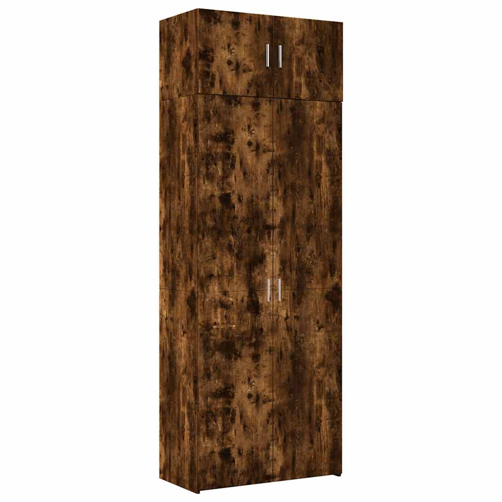 Ormarić za pohranu boja hrasta 80x42,5x225 cm konstruirano drvo