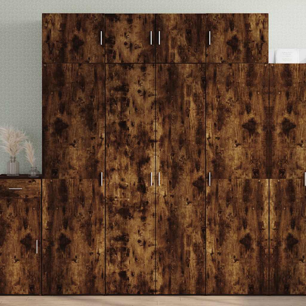 Ormarić za pohranu boja hrasta 80x42,5x225 cm konstruirano drvo