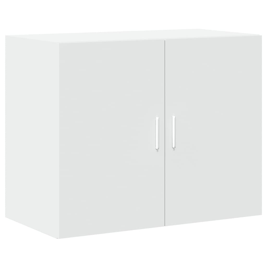 Visoka komoda bijela 80 x 42,5 x 249 cm od konstruiranog drva
