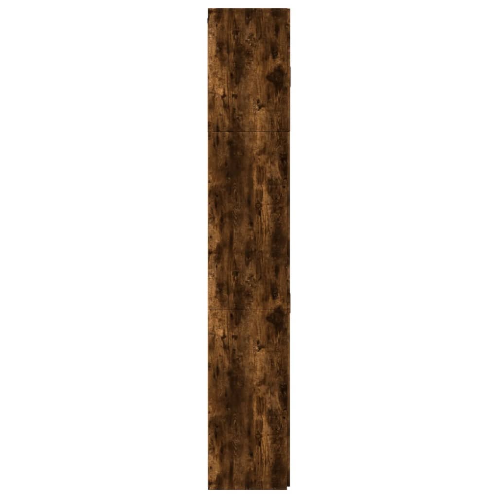 Visoka komoda boja hrasta 80x42,5x249 cm od konstruiranog drva