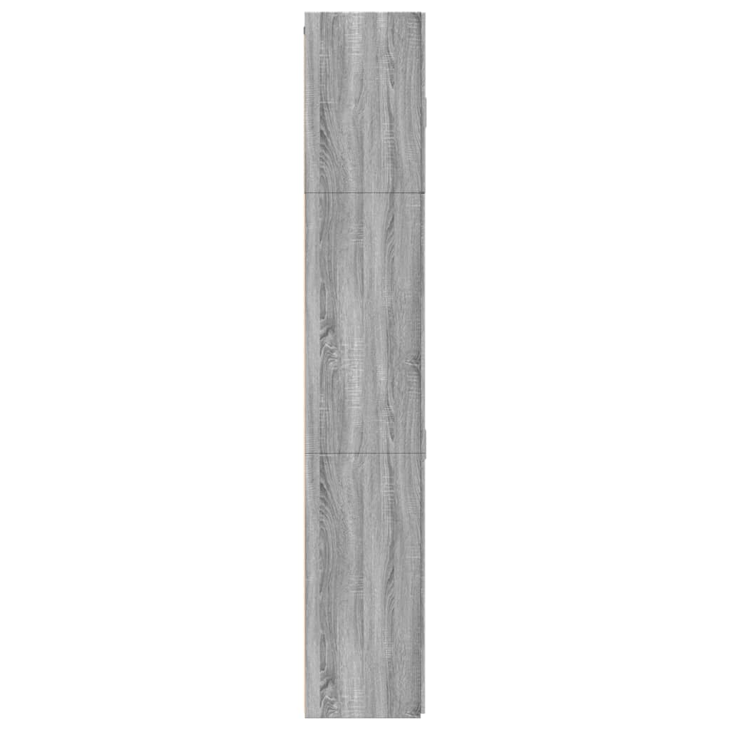 Visoka komoda boja hrasta 80x42,5x249 cm od konstruiranog drva