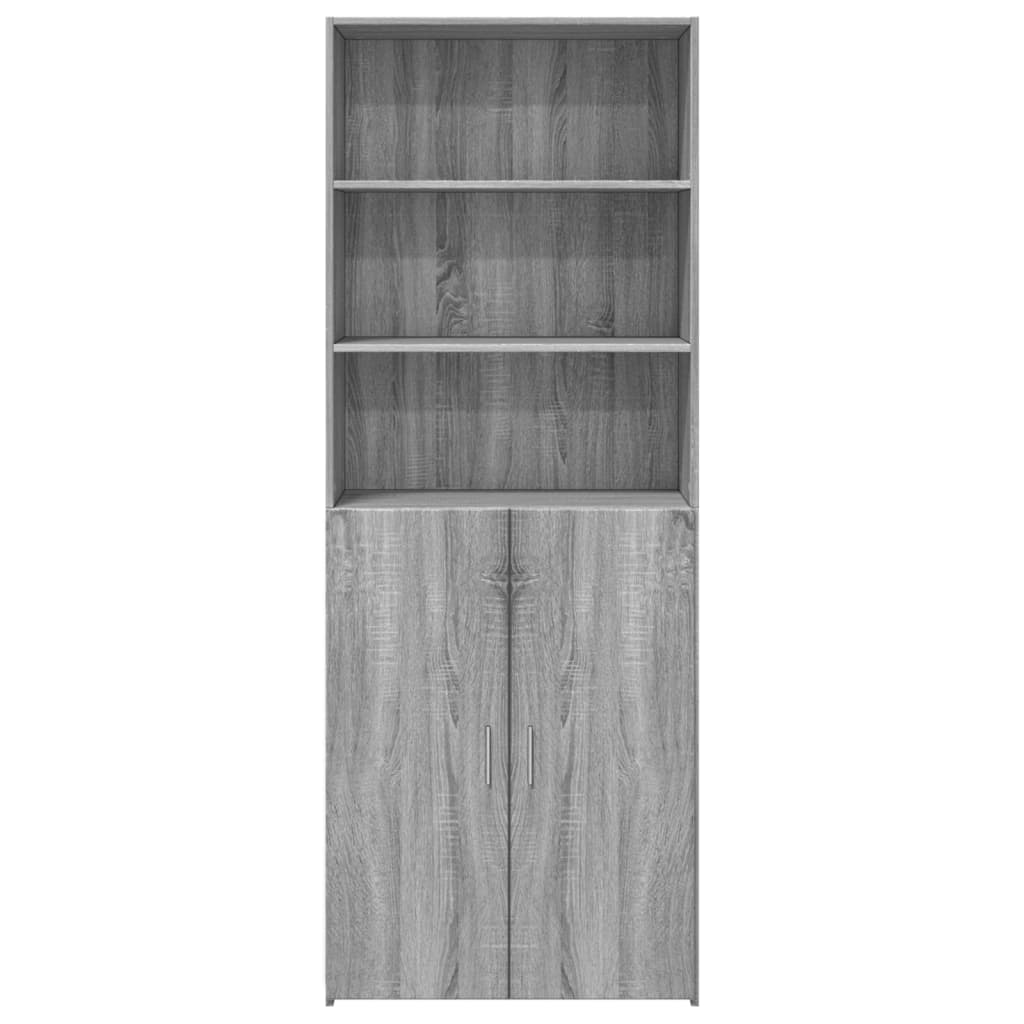 Visoka komoda boja hrasta 70x42,5x185 cm od konstruiranog drva