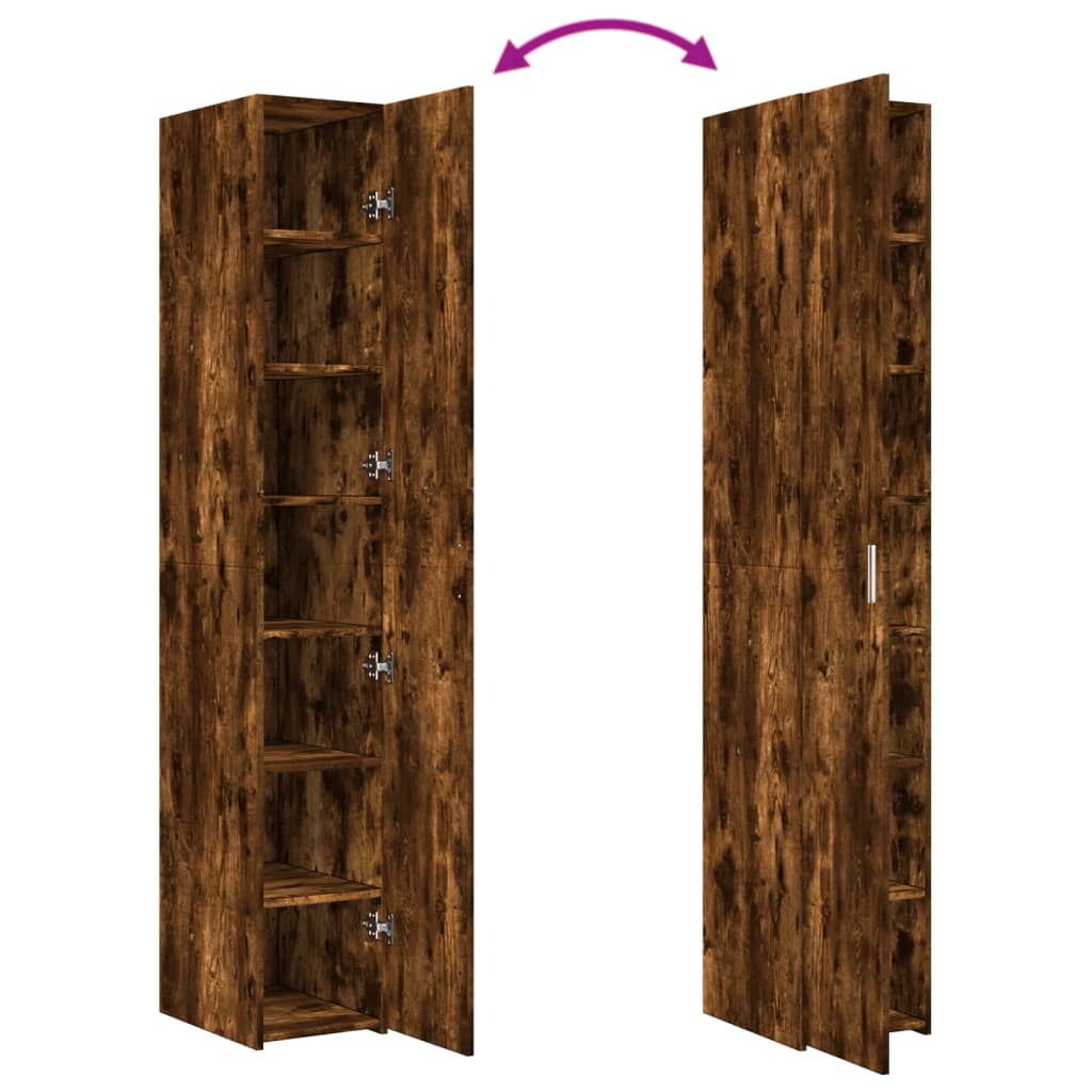 Visoka komoda boja hrasta 30x42,5x185 cm od konstruiranog drva