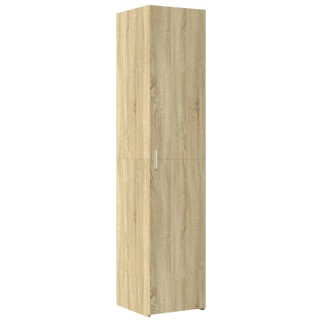 Visoka komoda boja hrasta 40x42,5x185 cm od konstruiranog drva