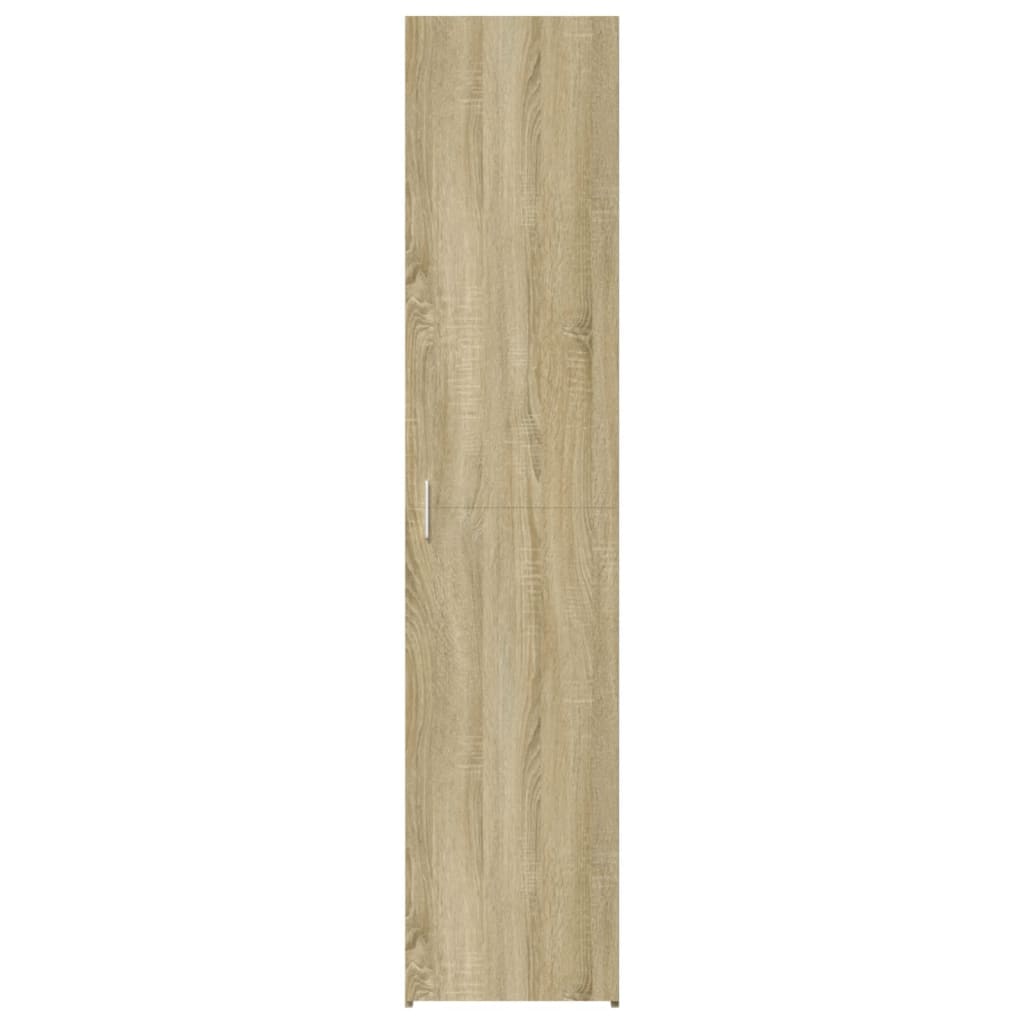 Visoka komoda boja hrasta 40x42,5x185 cm od konstruiranog drva