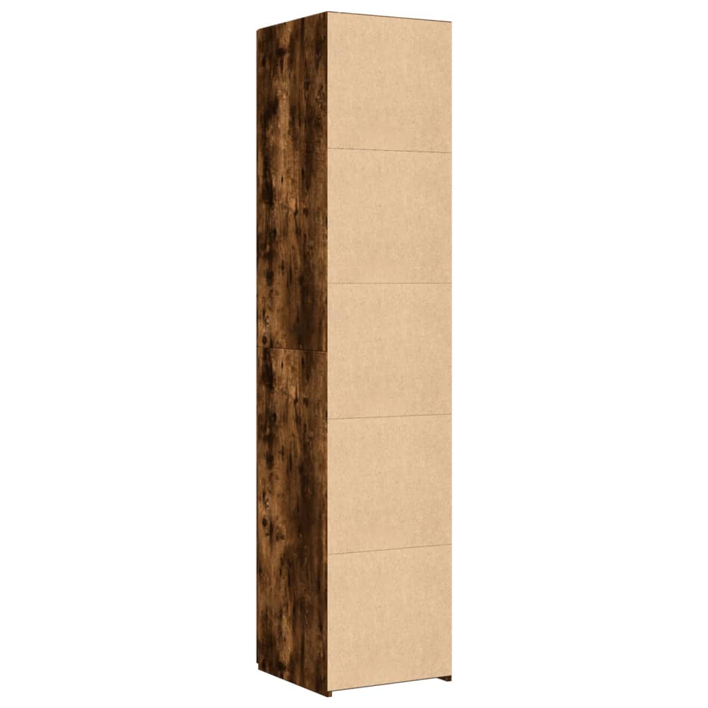 Visoka komoda boja hrasta 40x42,5x185 cm od konstruiranog drva