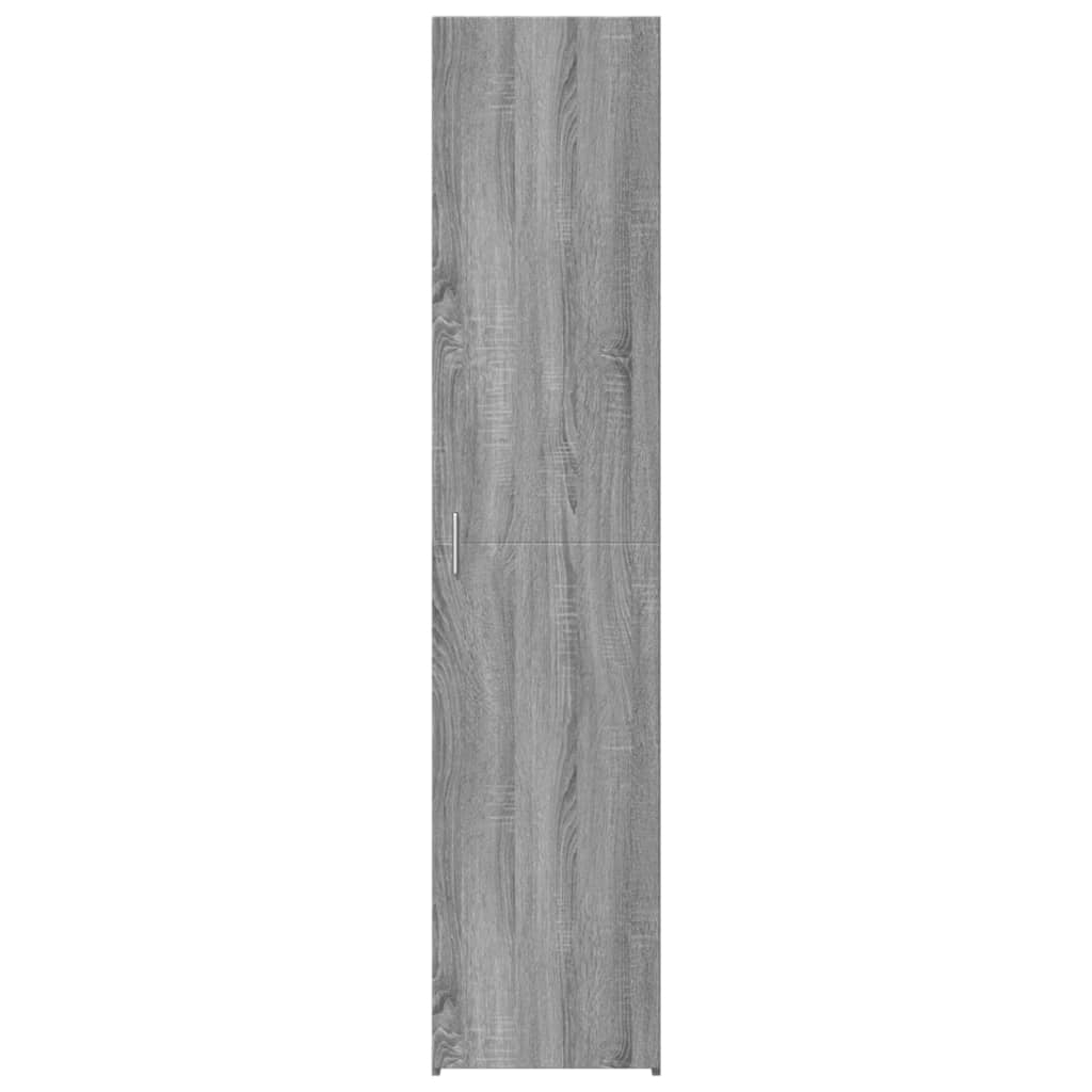 Visoka komoda boja hrasta 40x42,5x185 cm od konstruiranog drva