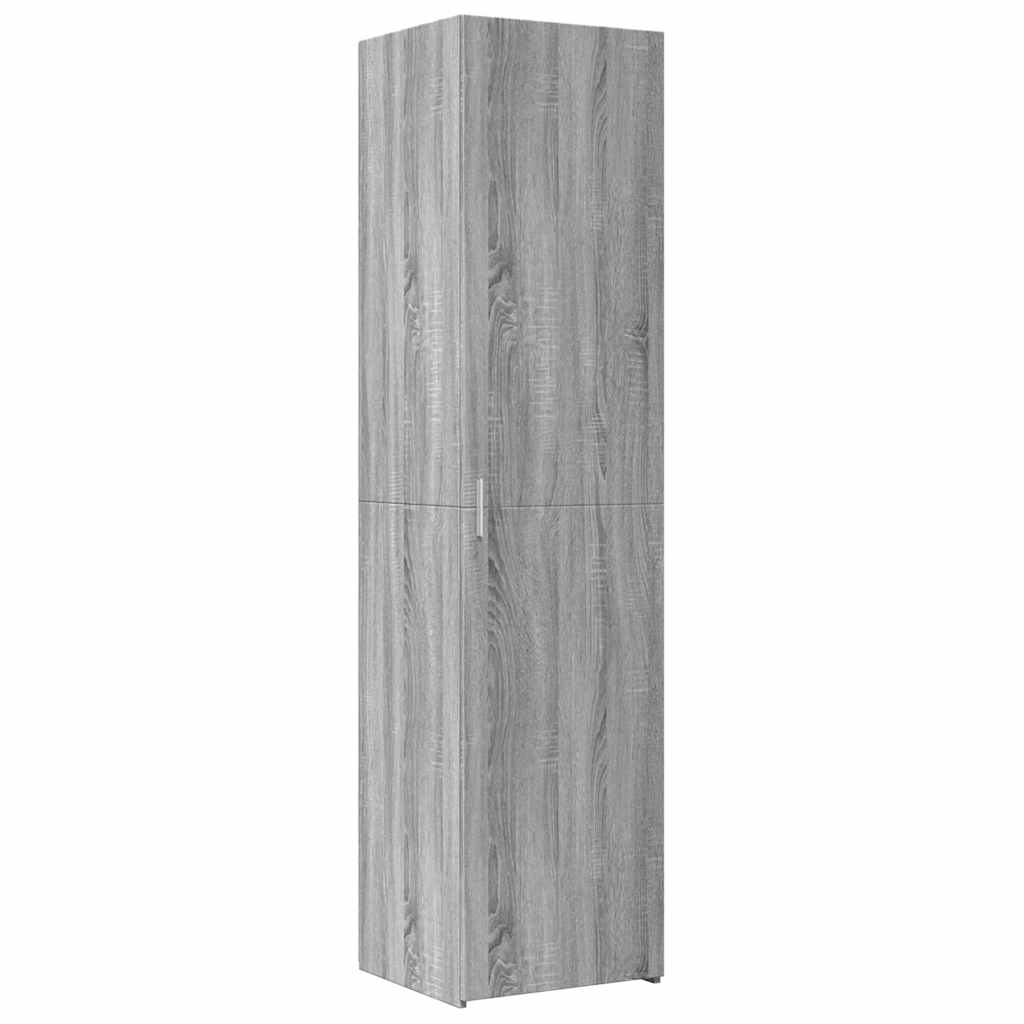 Visoka komoda siva sonome 45x42,5x185 cm od konstruiranog drva