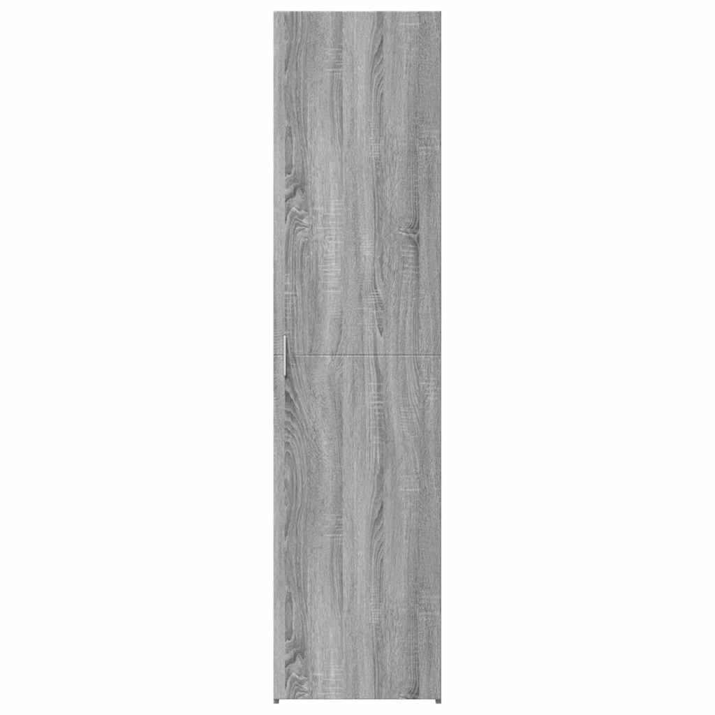 Visoka komoda siva sonome 45x42,5x185 cm od konstruiranog drva
