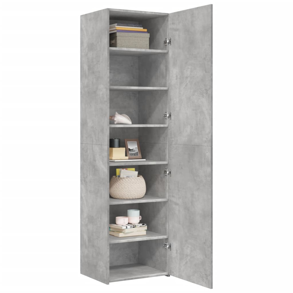 Visoka komoda boja hrasta 50x42,5x185 cm od konstruiranog drva