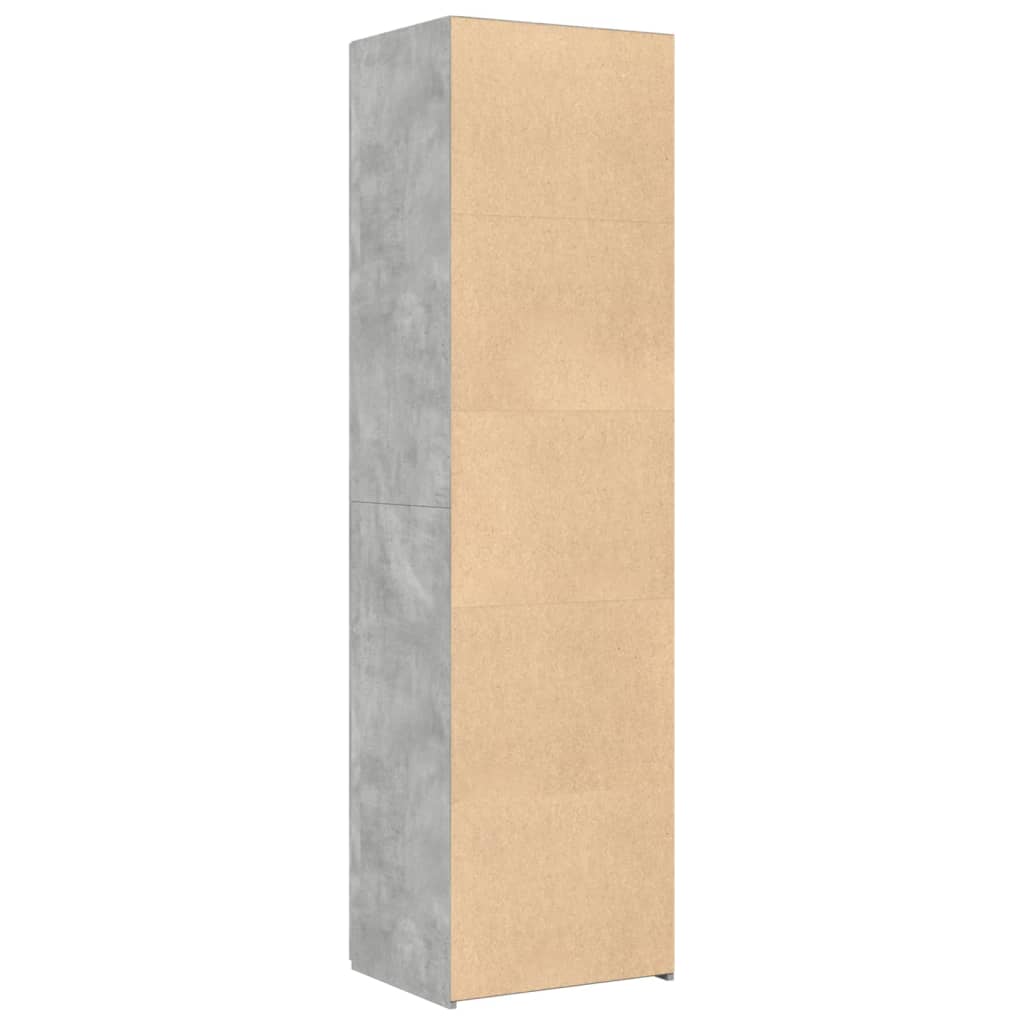 Visoka komoda boja hrasta 50x42,5x185 cm od konstruiranog drva