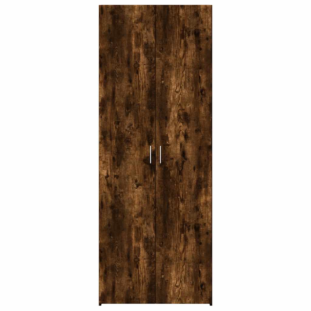 Visoka komoda boja hrasta 70x42,5x185 cm od konstruiranog drva