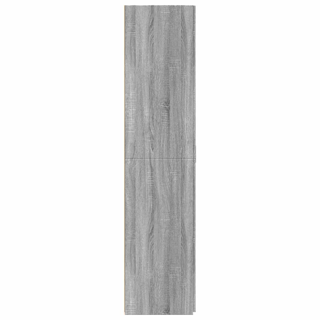 Visoka komoda boja hrasta 70x42,5x185 cm od konstruiranog drva