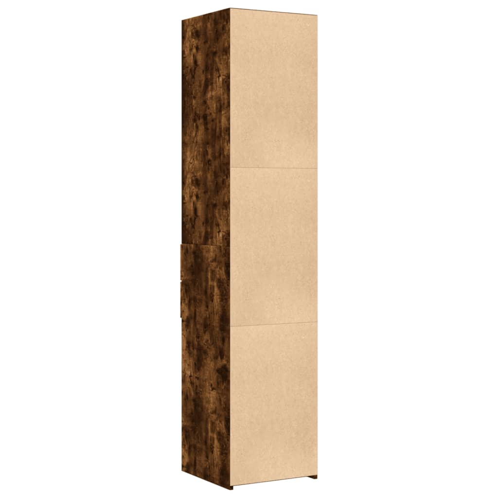 Visoka komoda boja hrasta 40x42,5x185 cm od konstruiranog drva