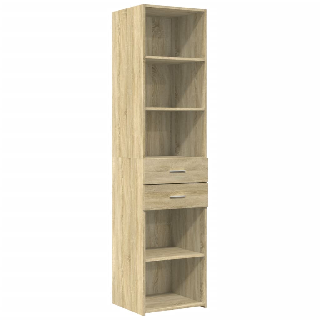 Visoka komoda hrasta sonome 45x42,5x185cm od konstruiranog drva