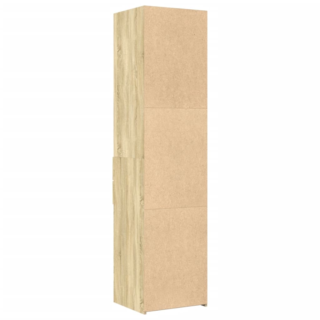 Visoka komoda hrasta sonome 45x42,5x185cm od konstruiranog drva