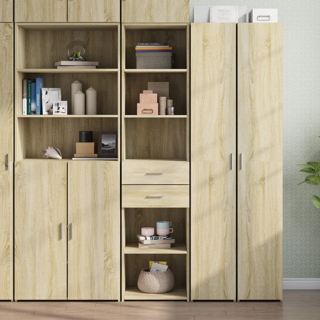Visoka komoda hrasta sonome 45x42,5x185cm od konstruiranog drva
