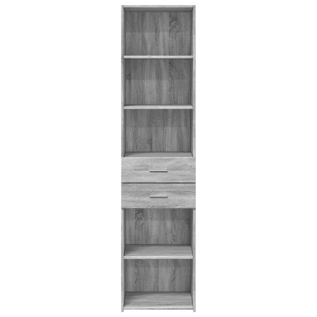 Visoka komoda siva sonome 45x42,5x185 cm od konstruiranog drva