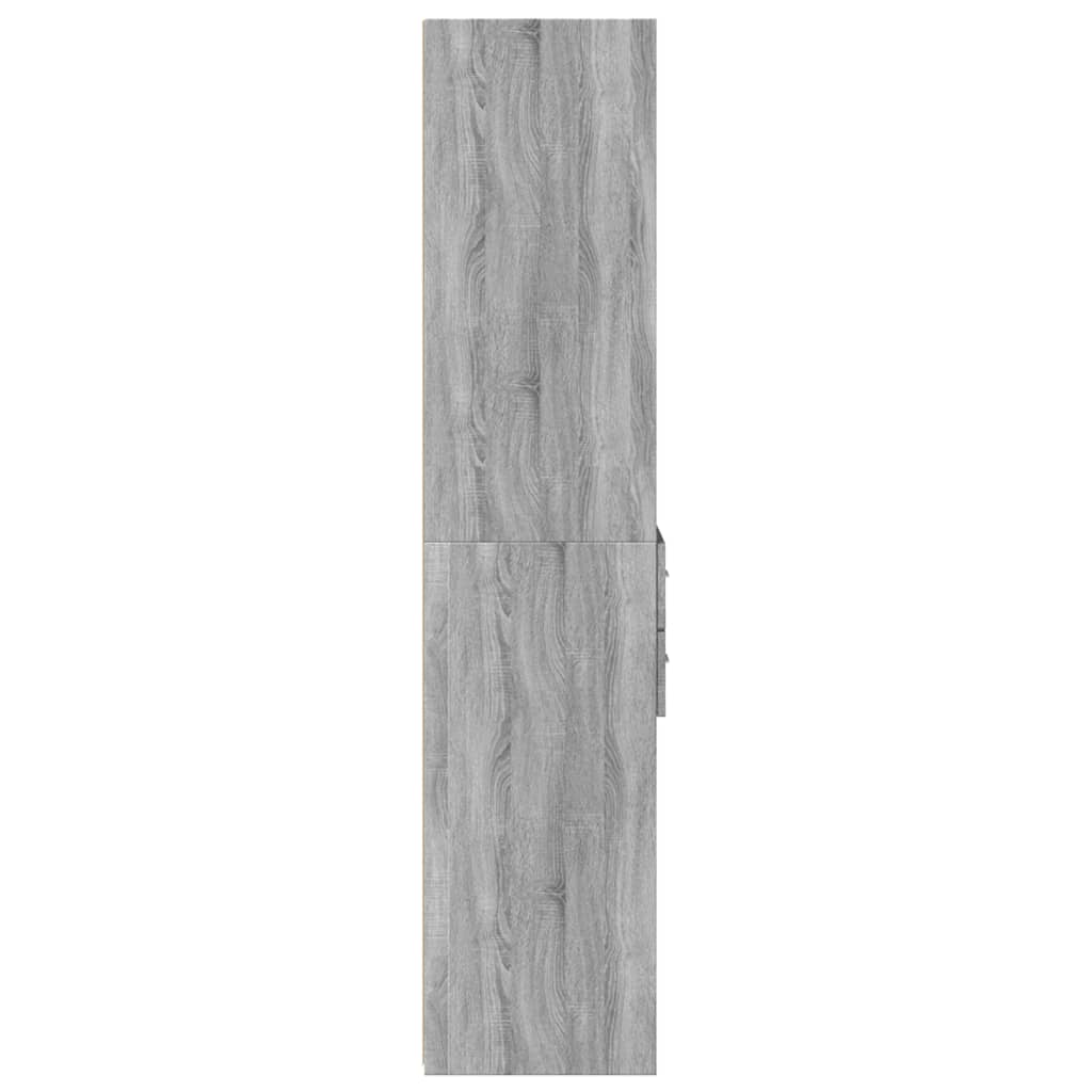 Visoka komoda siva sonome 45x42,5x185 cm od konstruiranog drva