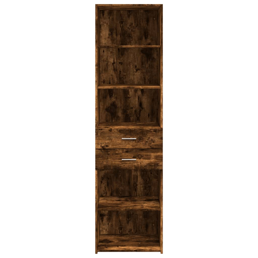 Visoka komoda boja hrasta 50x42,5x185 cm od konstruiranog drva