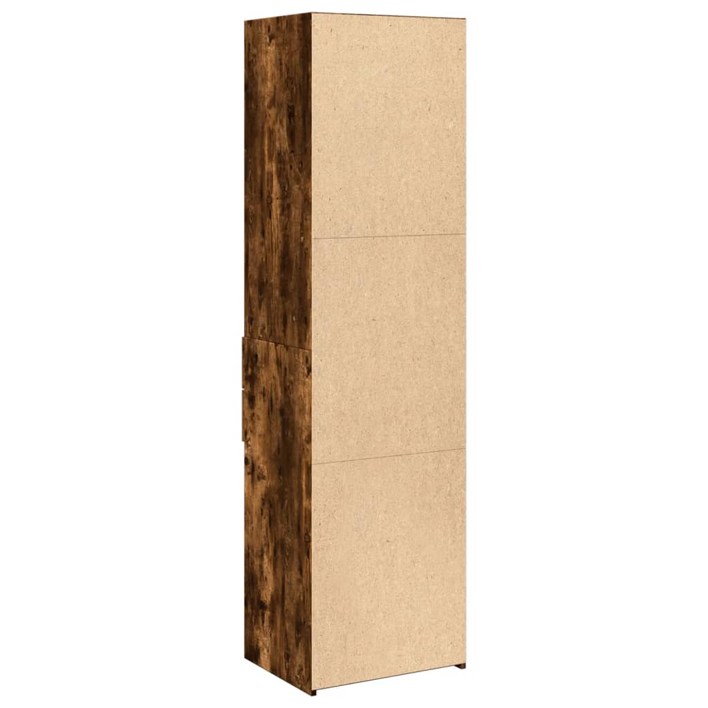 Visoka komoda boja hrasta 50x42,5x185 cm od konstruiranog drva