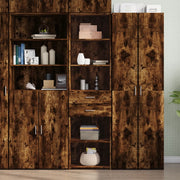 Visoka komoda boja hrasta 50x42,5x185 cm od konstruiranog drva