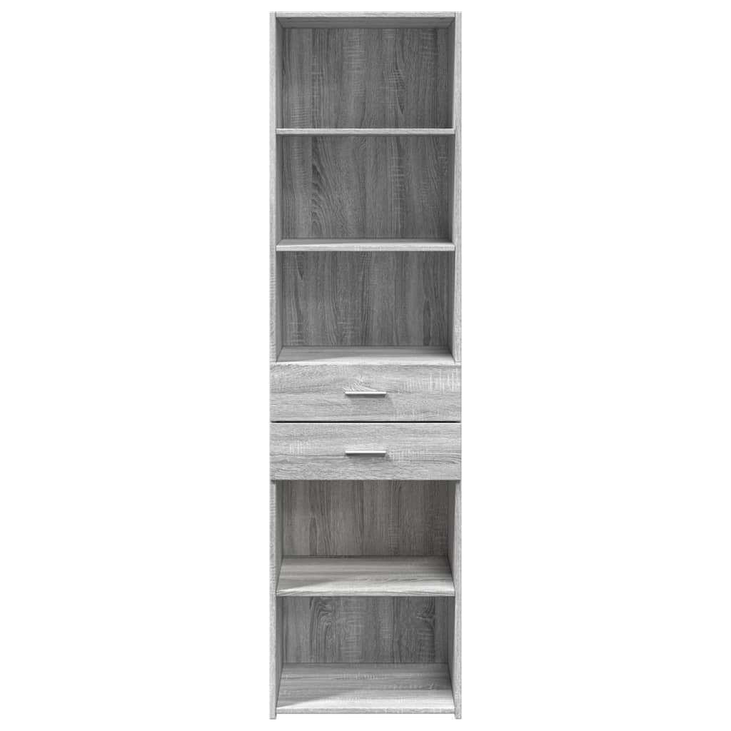 Visoka komoda boja hrasta 50x42,5x185 cm od konstruiranog drva