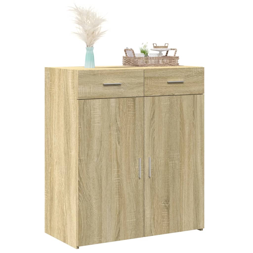 Komoda boja hrasta sonome 80x42,5x93 cm od konstruiranog drva
