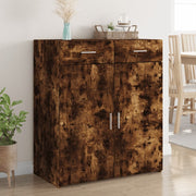 Komoda boja dimljenog hrasta 80x42,5x93 cm konstruirano drvo