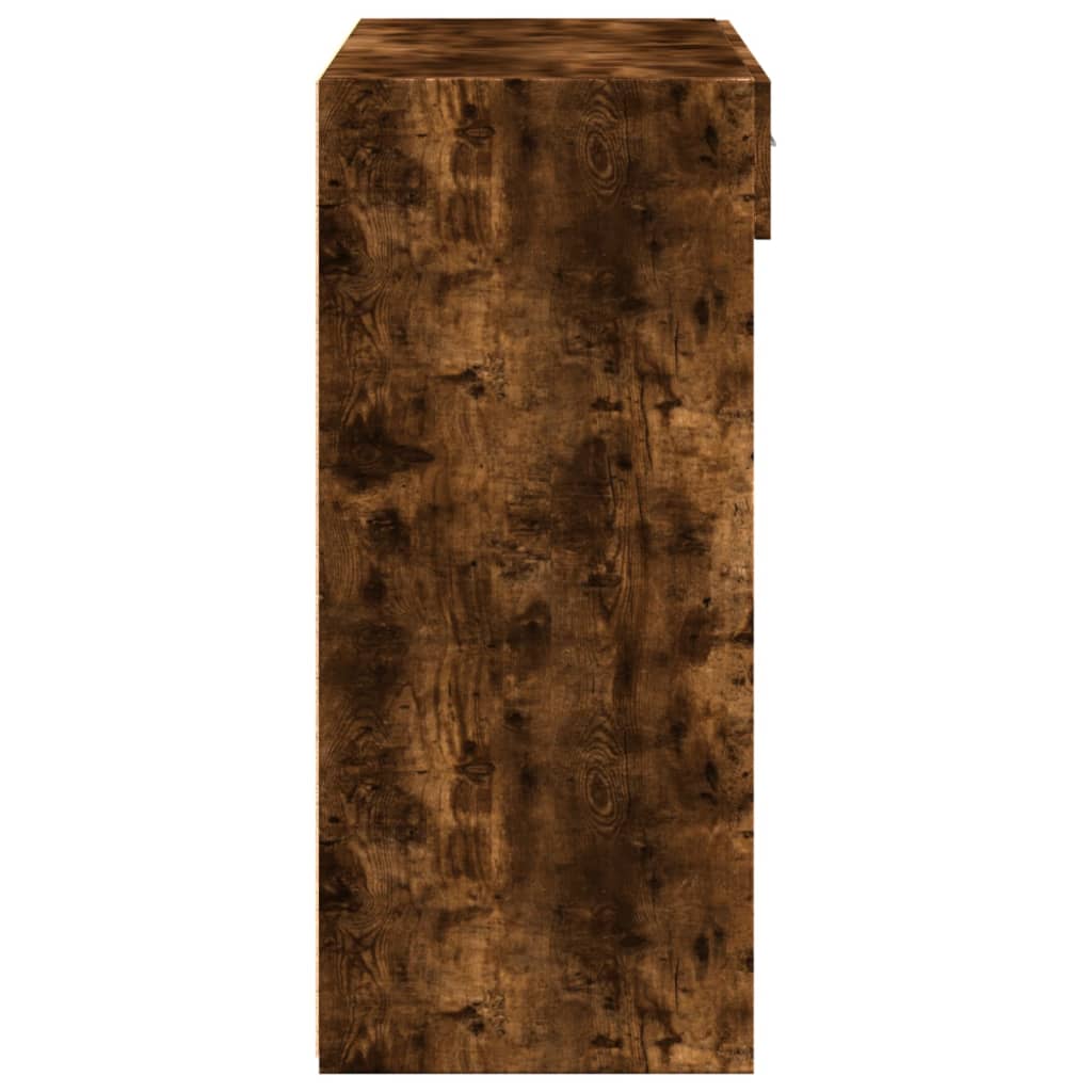 Komoda boja dimljenog hrasta 80x42,5x93 cm konstruirano drvo