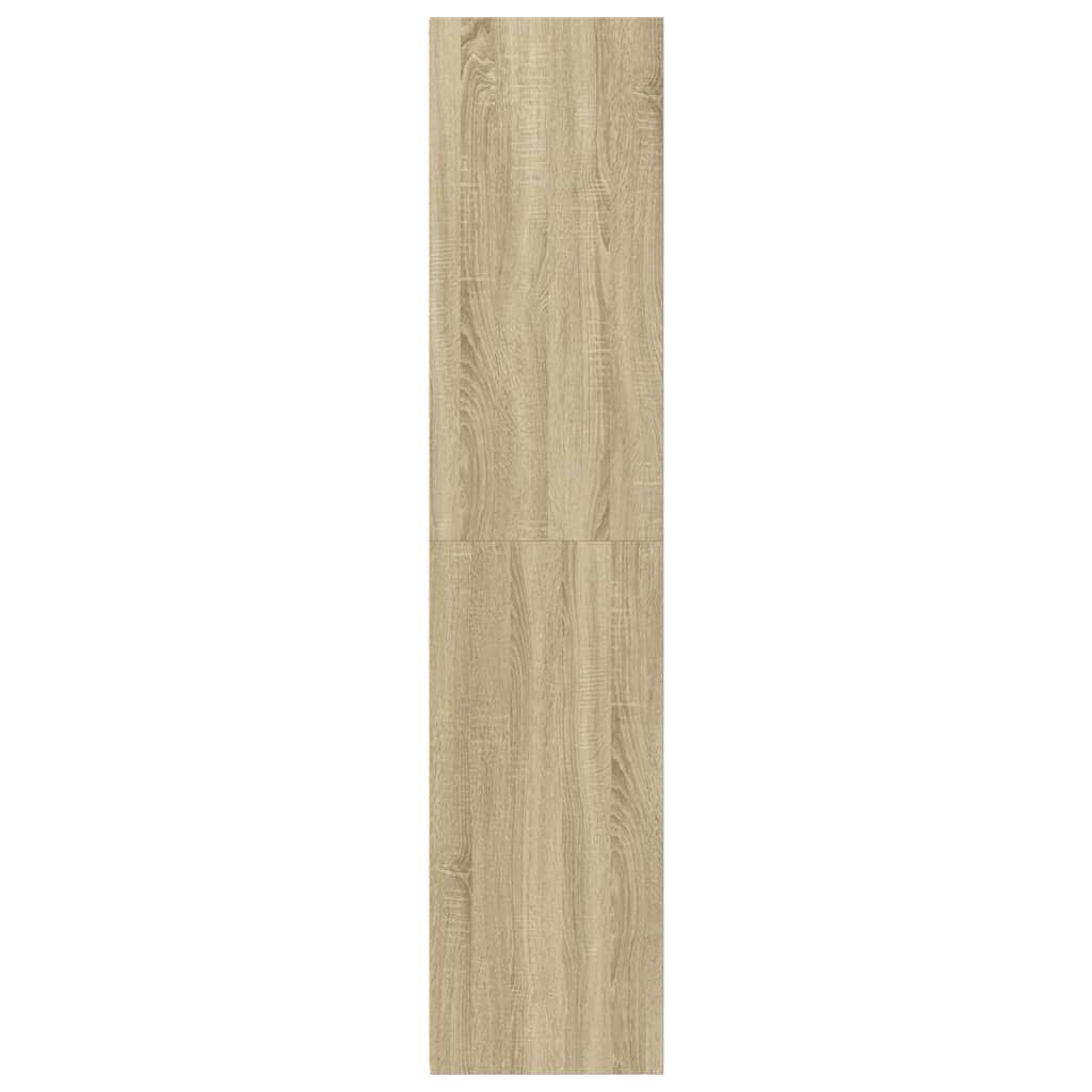 Visoka komoda boja hrasta sonome 40x41x185 cm konstruirano drvo