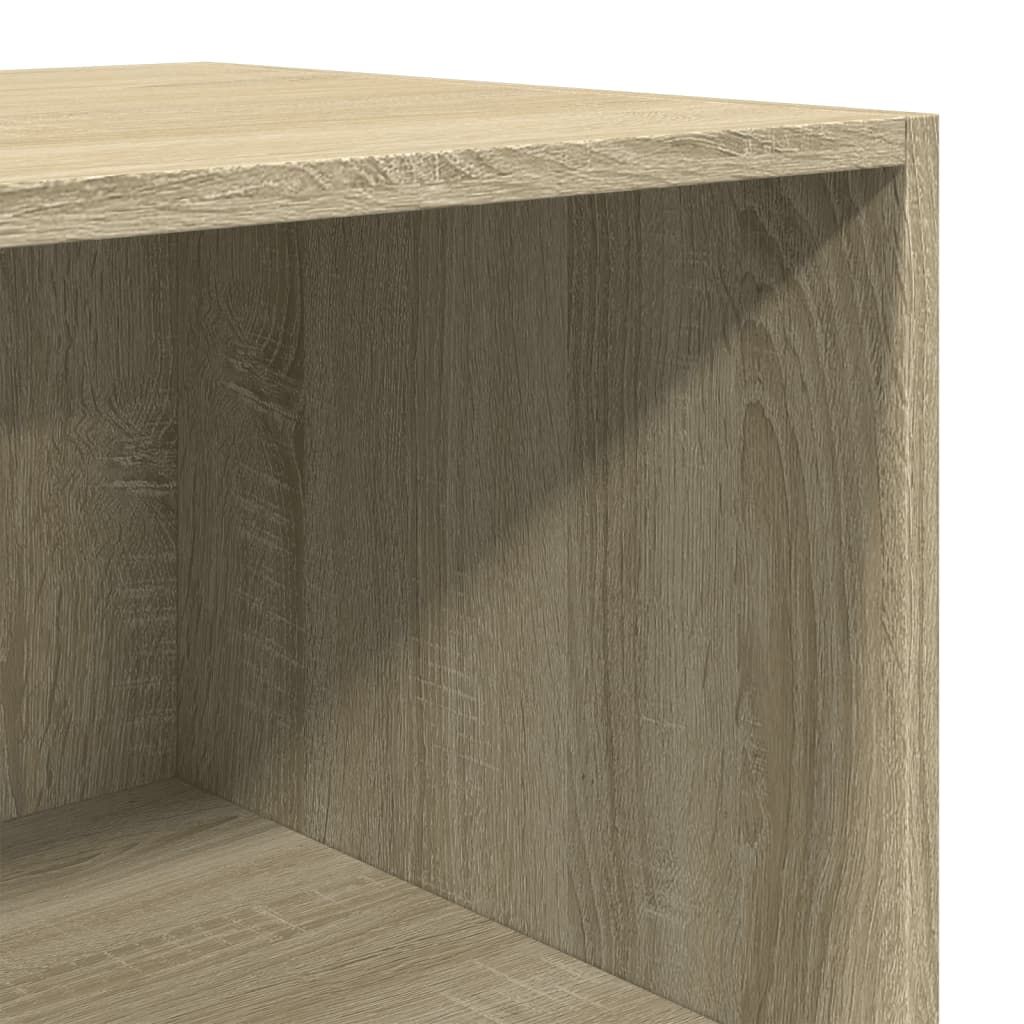 Visoka komoda boja hrasta sonome 40x41x185 cm konstruirano drvo