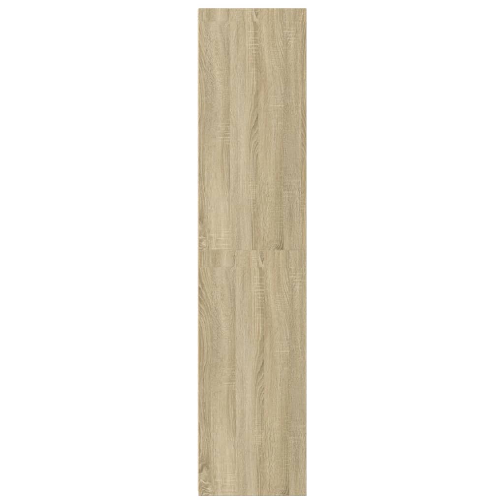 Visoka komoda boja hrasta 50 x 41 x 185 cm konstruirano drvo