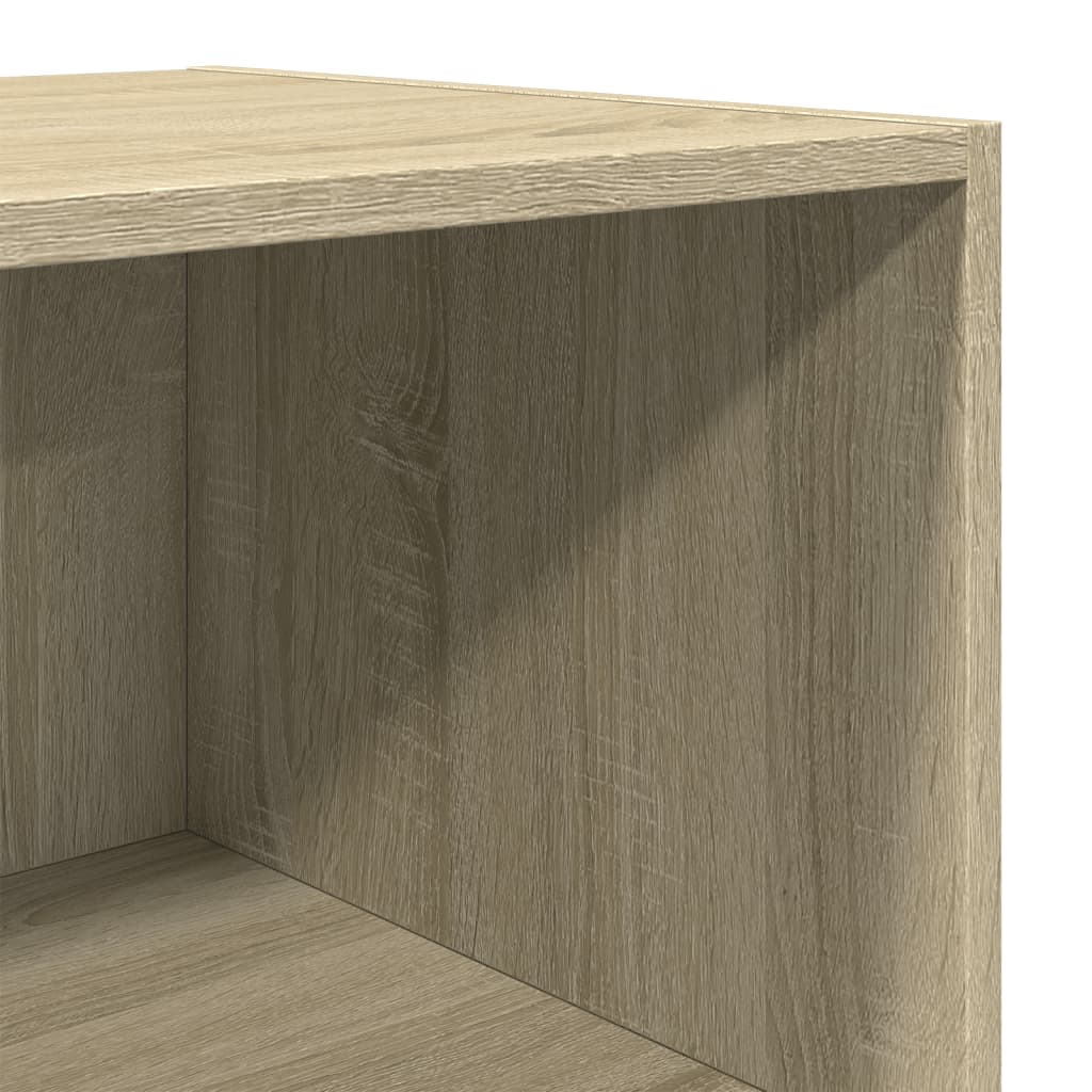 Visoka komoda boja hrasta 50 x 41 x 185 cm konstruirano drvo