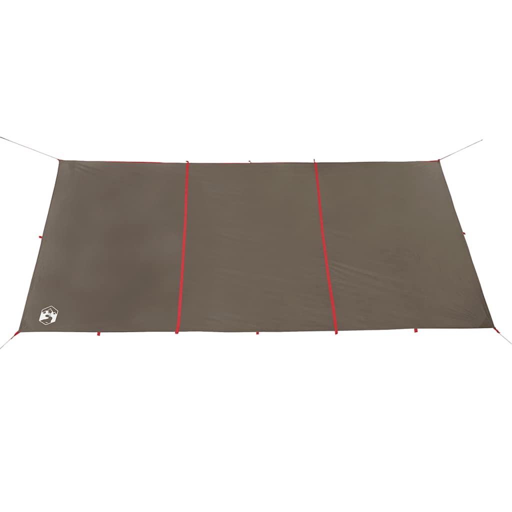 Cerada za kampiranje smeđa 451x420 cm vodootporna