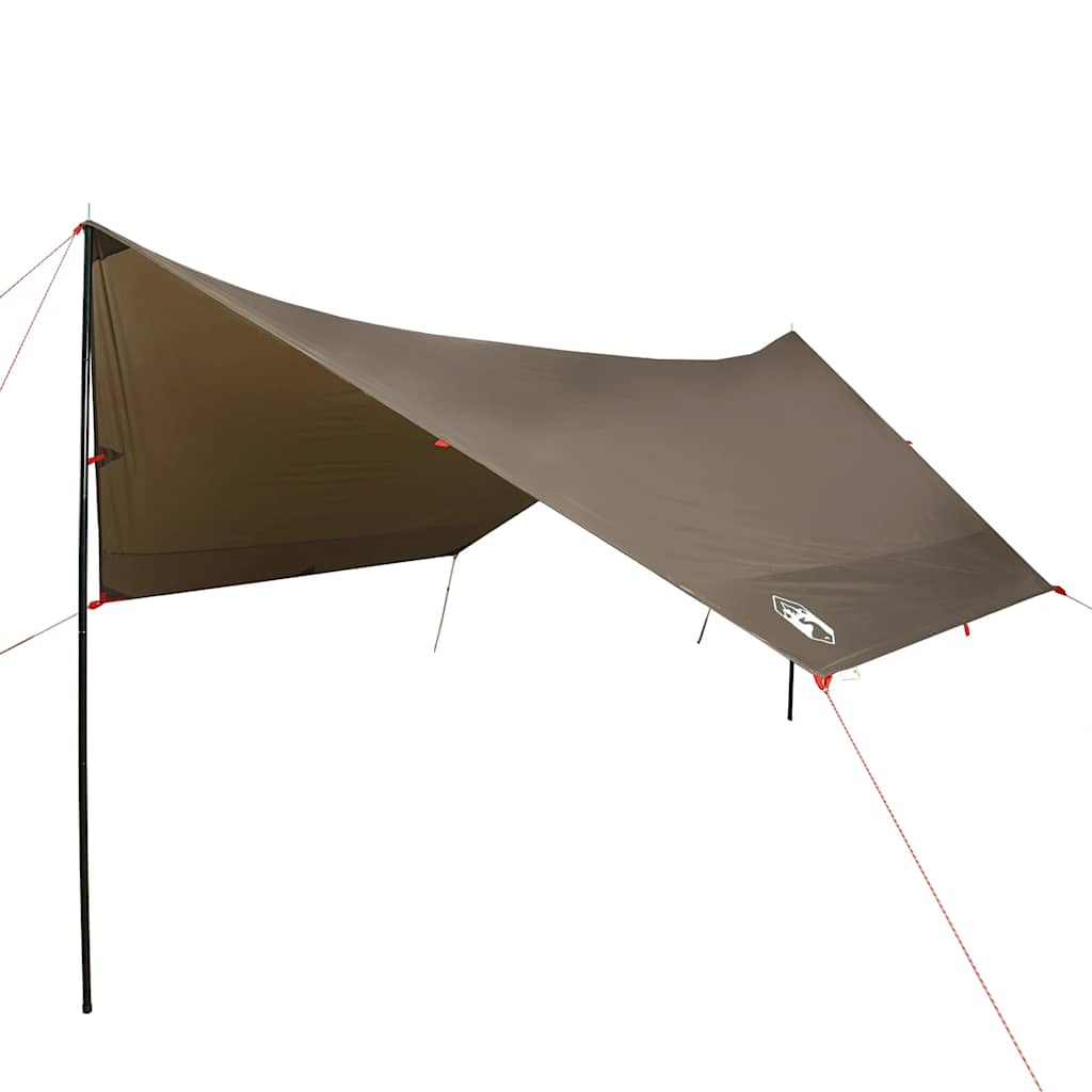Cerada za kampiranje smeđa 462x306x211 cm vodootporna