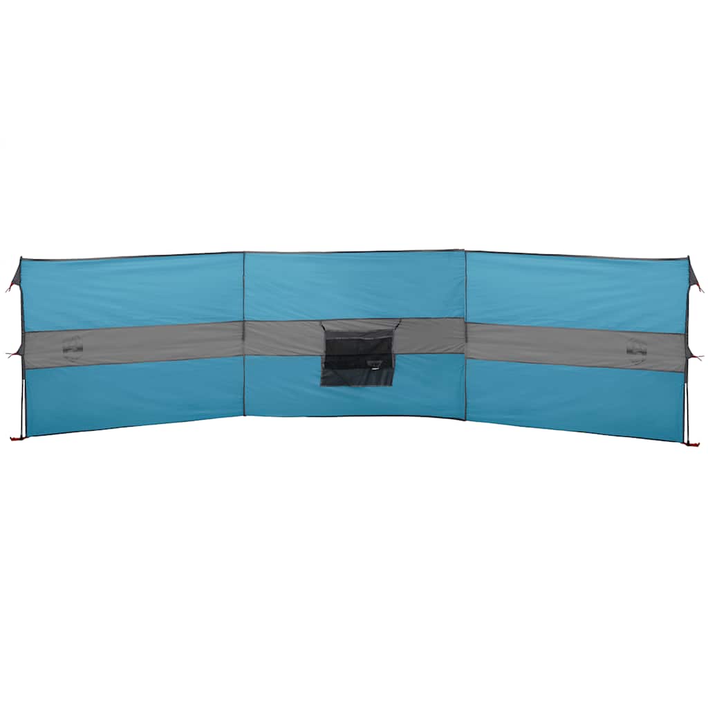 Vjetrobran za kampiranje plavo 490x123 cm vodootporni