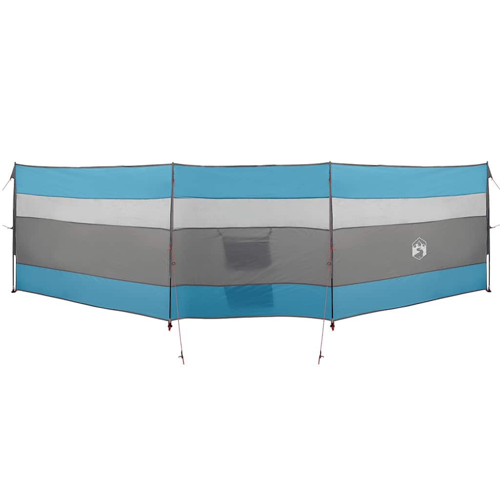 Vjetrobran za kampiranje plavo 508x130 cm vodootporni