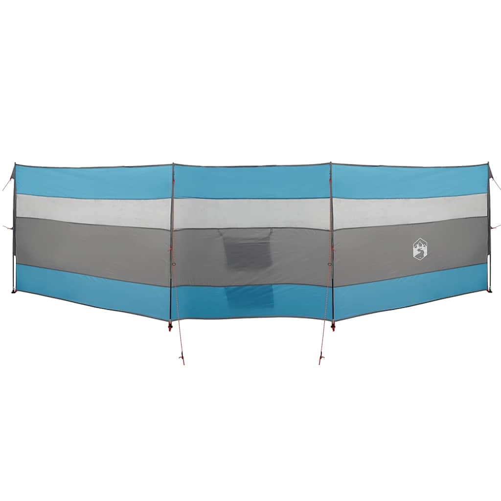 Vjetrobran za kampiranje plavo 508x130 cm vodootporni