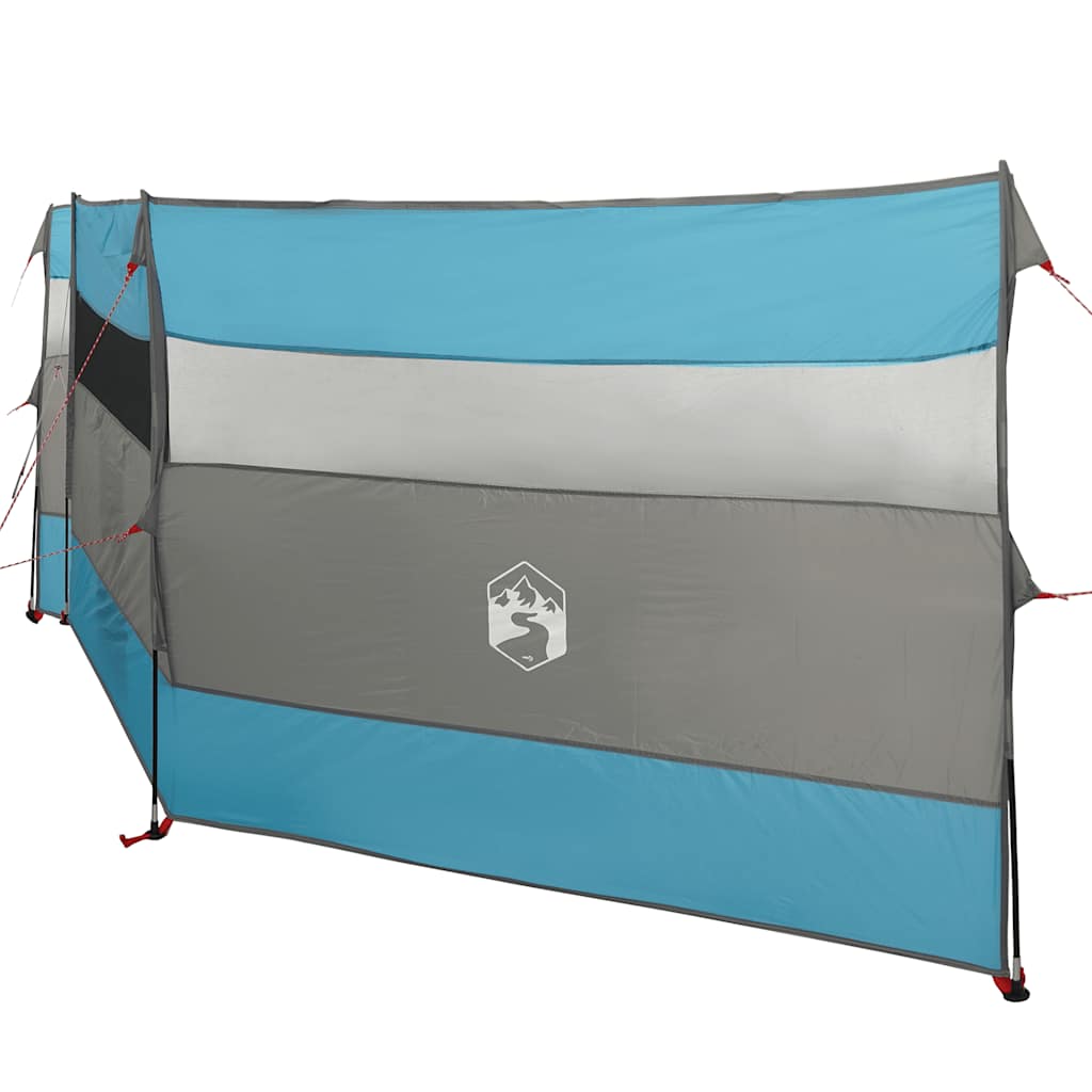 Vjetrobran za kampiranje plavo 508x130 cm vodootporni