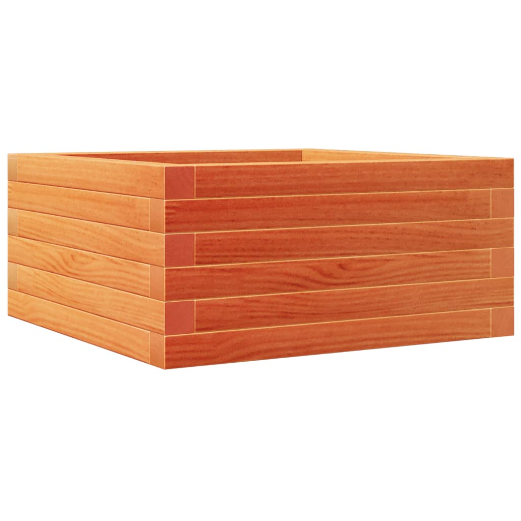 Vrtna sadilica voštano smeđa 50 x 50 x 23 cm masivna borovina