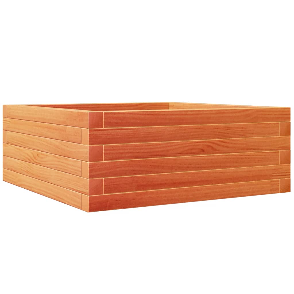 Vrtna sadilica voštano smeđe boje 60x60x23 cm od borovine
