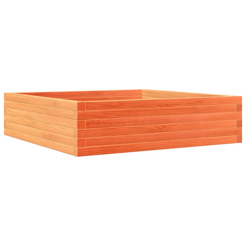 Vrtna sadilica voštano smeđe boje 90x90x23 cm od borovine