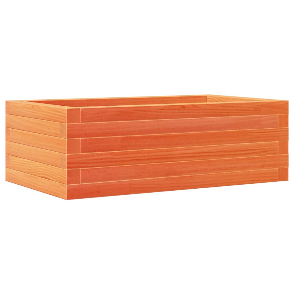 Vrtna sadilica voštano smeđa 70 x 40 x 23 cm masivna borovina