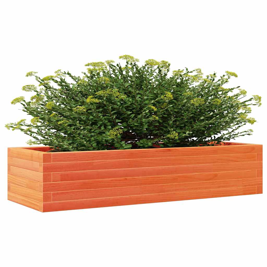 Vrtna sadilica voštano smeđe boje 110x40x23 cm od borovine