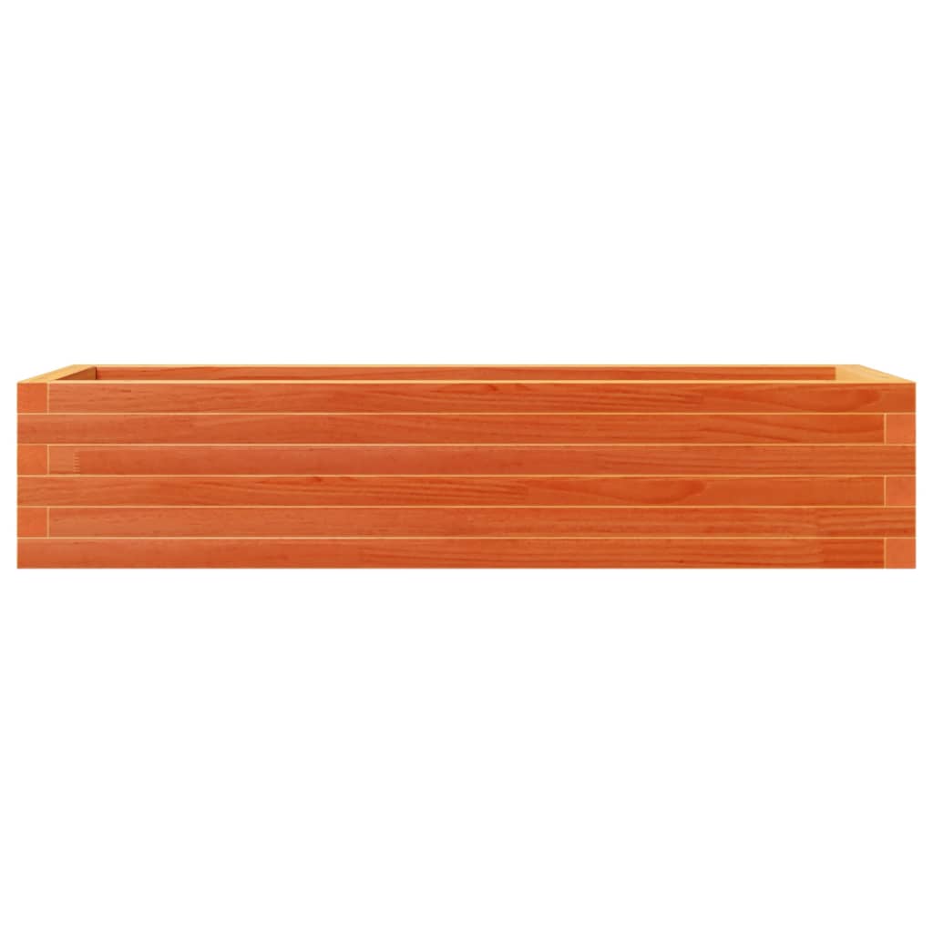 Vrtna sadilica voštano smeđe boje 110x40x23 cm od borovine