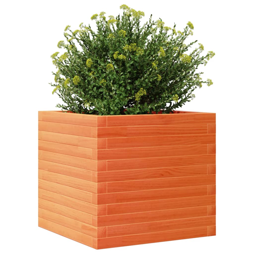 Vrtna sadilica voštano smeđe boje 50x50x45,5 cm od borovine